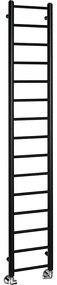 Sapho - Kúpeľňový radiátor DINA 335W 30x174 cm matná čierna