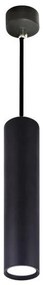 Luster na lanku KARADON 1xGU10/30W/230V 50 cm čierna
