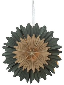 Zelená vianočné dekorácie Star Trading Crystal, ø 55 cm