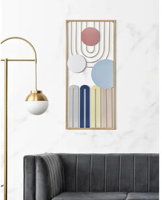Kovová nástenná dekorácia 37x84 cm Colorful – Mauro Ferretti