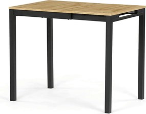 Rozkladací jedálenský stôl MDF/melamín/kov GDT-206 Farba: Dub