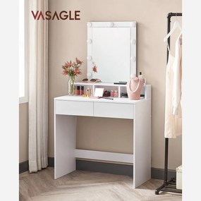 Toaletní stolek Velisa 145 cm bílý