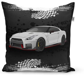 Sablio Vankúš Nissan GTR 35 Čierny - 40x40 cm