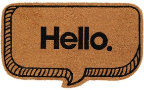 Vonkajšia rohožka Hello, 75x45 cm