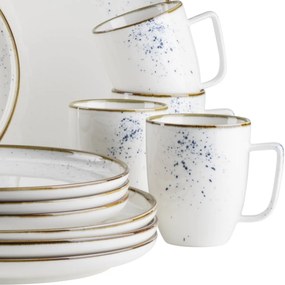 Mäser 16-dielna sada riadu Pintar White modrébodky