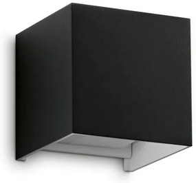 Ideal Lux - LED Vonkajšie nástenné svietidlo ATOM LED/12W/230V IP54 čierna