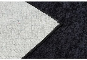 MIRO 51518.805 umývací koberec Listy, rám protišmykový - čierna / zlato Veľkosť: 160x220 cm