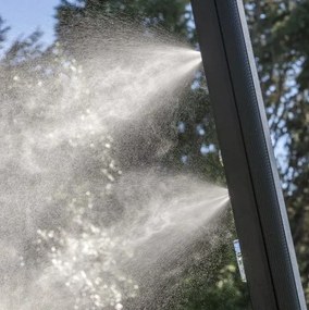 Solárna sprcha ALUMINIO 38 l s rozprašovacím efektom