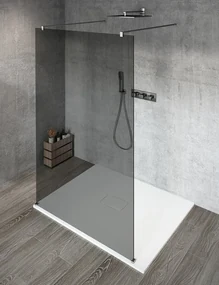 Gelco Gelco, VARIO CHROME jednodielna sprchová zástena do priestoru, dymove sklo, 1000 mm, GX1310GX2210