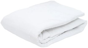 Letný paplón prešívaný 140x200 cm s vankúšom 70x90 cm ECONOMY PEACH, biely