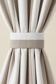 Šatka STRIPES béžová 8x140 cm