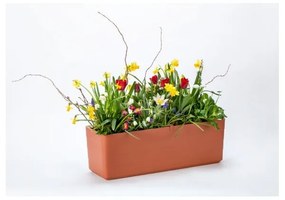 Plastový samozavlažovací kvetináč 39,5 cm Berberis – Plastia