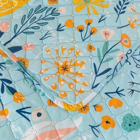 Prehoz na posteľ SPRING TWEET, farebný Rozmer: 170 x 210 cm