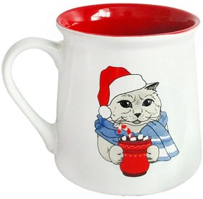 Toro Keramický hrnček Xmas Cat, 290 ml