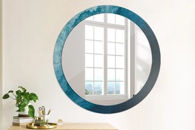 Okrúhle ozdobné zrkadlo Abstraktné umenie fi 90 cm