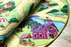 Koberec kruh CANDY TOWN