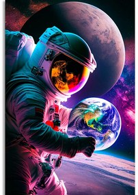 Obraz astronaut na vesmírnej výprave - 60x90