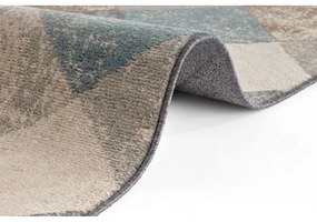 Modrý/béžový koberec 160x235 cm Terrain – Hanse Home
