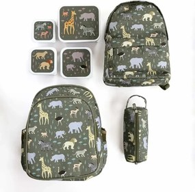 Sada 4 škatuliek na obed a desiatu savana