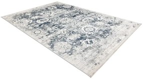 Koberec DISTIN 0822A Rozeta / vintage, granátový / modrý / biely