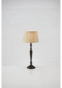 Tmavohnedá stolová lampa s textilným tienidlom (výška 60 cm) Chocolat – Markslöjd