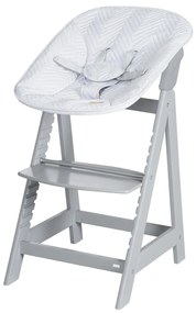 roba Detská vysoká stolička Born Up Zickzack 2 v 1 (hnedosivá) (100366796)