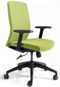 OFFICE PRO bestuhl -  OFFICE PRO bestuhl Kancelárska stolička J2 ECO BLACK BP zelená