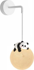 Toolight Toolight, nástenné svietidlo PANDA G163-1W, čierna-biela, OSW-07803
