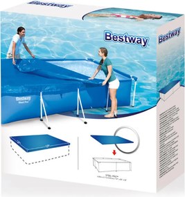 LEAN Krycia plachta na rámový bazén 400 x 211 cm Bestway 58107