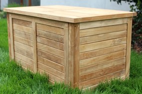 Záhradná drevená truhla I. na podušky 100 cm