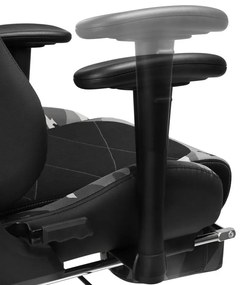 SONGMICS Herná stolička s opierkou na nohy RCG52GYV1