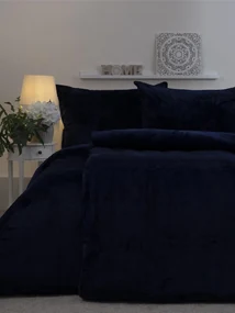 Obliečky mikroplyš Exclusive – Laura tmavo modrá