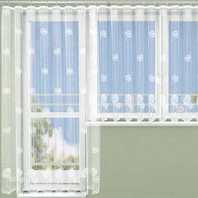 Žakárová záclona Tylex EDITA balkónové dvere 250 x 200 cm