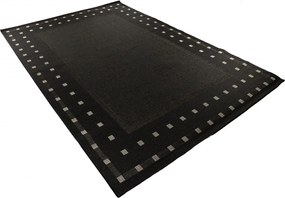 TA Koberec 20329 Čierna / strieborná
