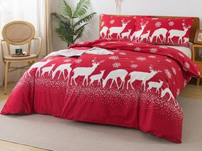 XPOSE® Bavlnené Renforcé obliečky INGRID - červené