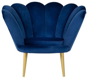 Kreslo Tristan Bluvel 86/zlate