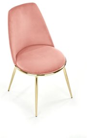 JEDÁLENSKÁ STOLIČKA KALEY RUŽOVÁ BLUVEL 52 + ZLATÁ