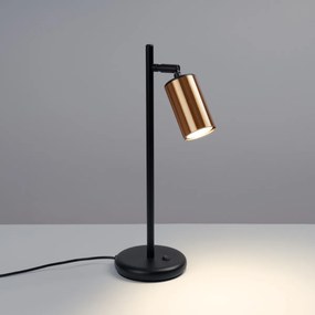 Stolná lampa Winx, 1x medené kovové tienidlo