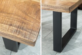 Konferenčný stolík Iron Craft 100cm natural Mango