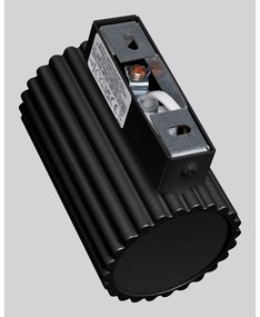 Čierne nástenné svietidlo Gleam – Sollux