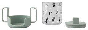 Zelený detský hrnček Design Letters Grow With Your Cup