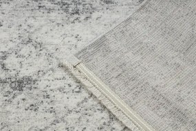 Koberec / behúň DISTIN 0200A sivý / svetlosivý / biely