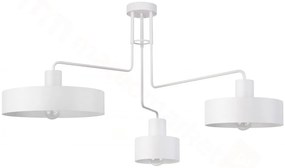 SIGMA Závesné industriálne osvetlenie VASCO, 3xE27, 60W, biele