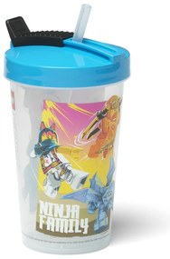 Modrá detská fľaša 500 ml Ninjago – LEGO®