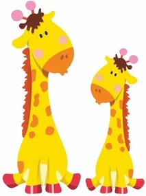 Samolepka ZVIERATKÁ - Žirafa