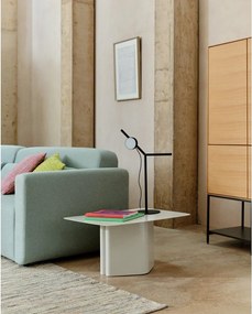 Čierna kovová LED stolová lampa so stmievačom (výška 61,5 cm) Orey – Kave Home