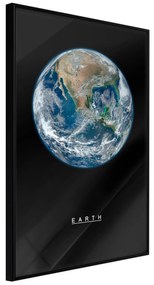 Artgeist Plagát - Earth [Poster] Veľkosť: 20x30, Verzia: Zlatý rám s passe-partout