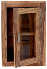 Nástenná skrinka do kúpeľne Amba 40x60x15 z indického masívu palisander Natural