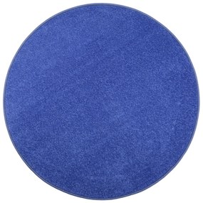 Vopi koberce Kusový koberec Eton modrý 82 kruh - 100x100 (priemer) kruh cm