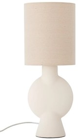 Béžová stolová lampa s textilným tienidlom (výška 54,5 cm) Sergio – Bloomingville